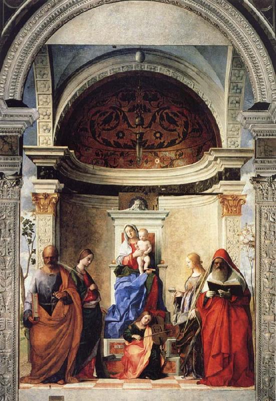 Gentile Bellini Pala di San Zaccaria Spain oil painting art